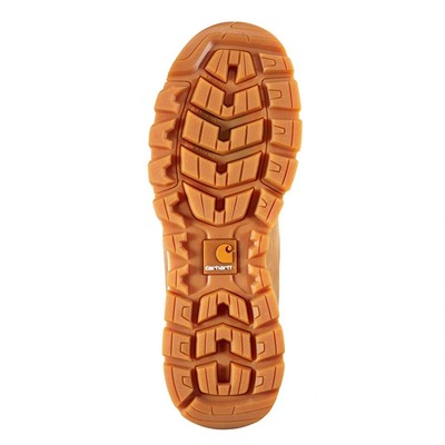 Pre-owned Carhartt Men's 5" Gilmore Soft Toe Waterproof Hiker Work Boot Light Brown - Fh50