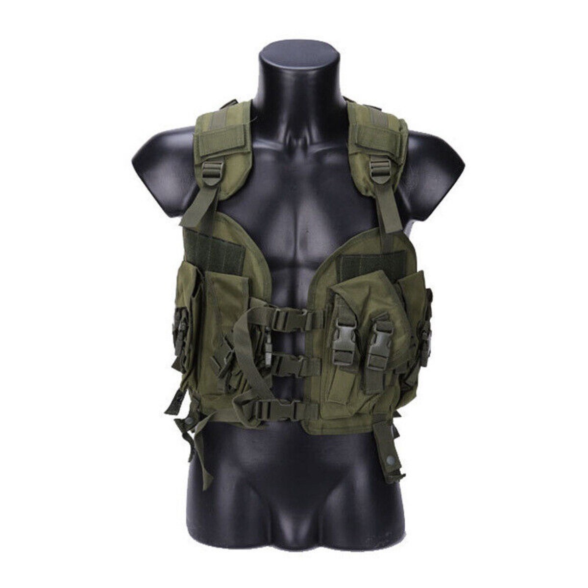 葉 CQB VEST AWS CQB Vest System, SPEARS, Olive Drab – Gear Illustration