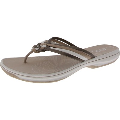 Cloudsteppers by Clarks Womens Breeze Coral H Slide Sandals Shoes BHFO 6858