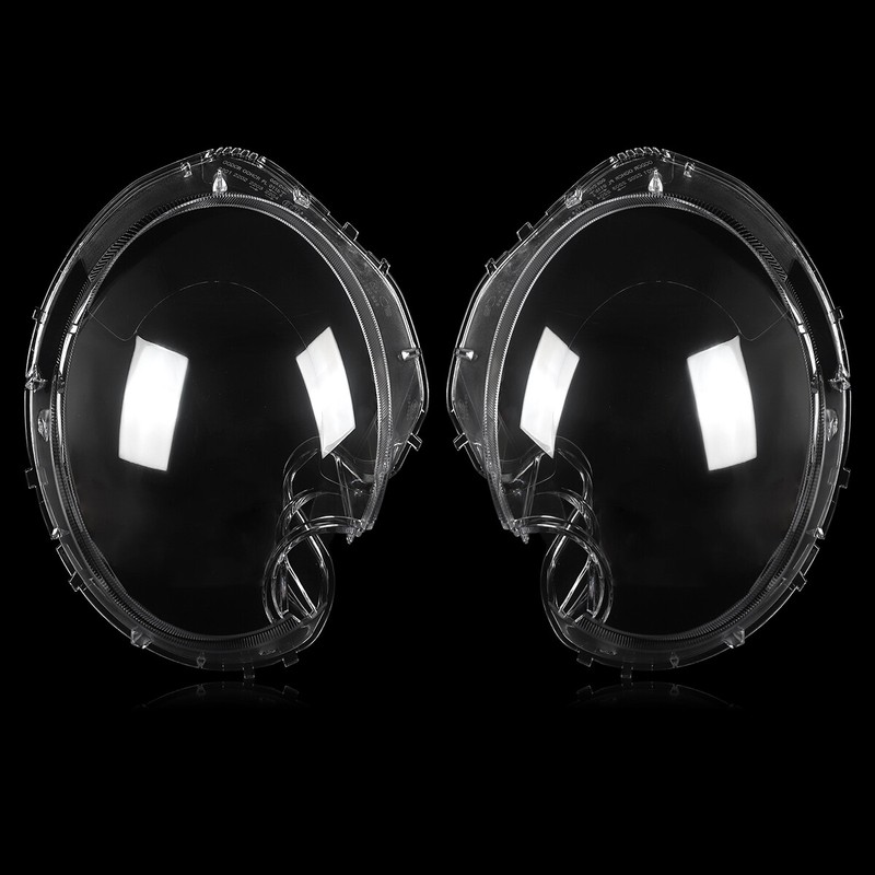 1 Pair Headlight Cover Clear Lens Replacement for BMW Mini Cooper R56 2007-2015