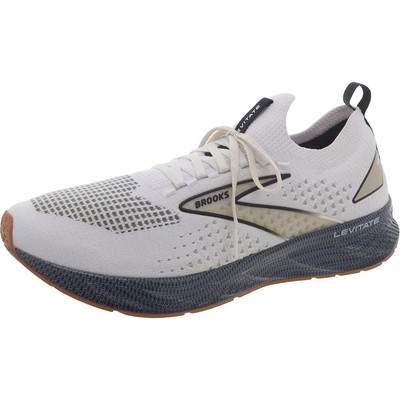 Мужские кроссовки Brooks Levitate Stealth Fit 6 белого цвета 12 Medium (D) BHFO 3806