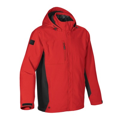 Pre-owned Stormtech Mens Atmosphere 3-in-1 Performance Jacket (waterproof, (bc3074) In Stadium Red/black