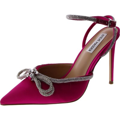 Женские туфли Steve Madden Viable со стразами и острым носком с ремешком на щиколотке BHFO 6267