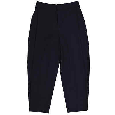 Pre-owned Chloé Chloe Blue Cropped Carrot Trousers