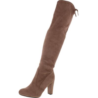 

Journee Collection Женские Сапоги выше колен Maya Taupe 9 Medium (B,M) 5755