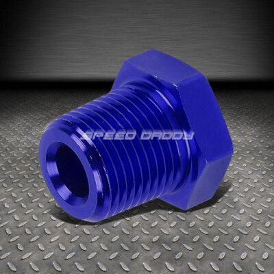 СИНИЙ ПЕРЕХОДНИК ДЛЯ ТРУБНОЙ ВТУЛКИ NPT ОТ 3/8 МУЖЧИН ДО 1/8 ЖЕНЩИН, ПЕРЕХОДНИК ДЛЯ ГАЗА/МАСЛА