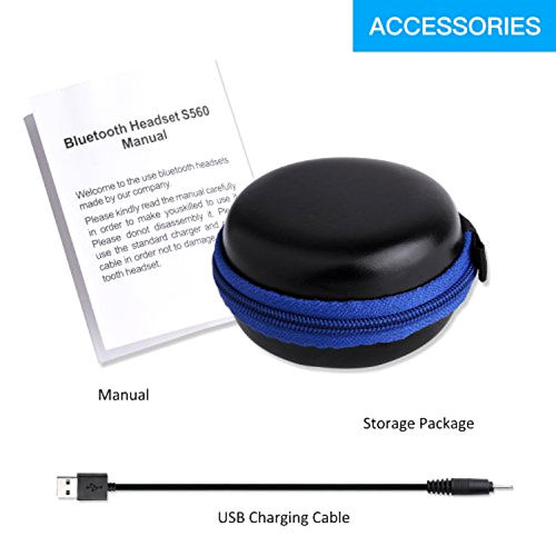 Mini In Ear Wireless Stereo Bluetooth Headphone Headset Earphones w/ Microphone