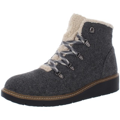 Dr. Scholls Shoes Womens So Cozy Gray Winter Boots 8.5 Medium (B,M) BHFO 8521