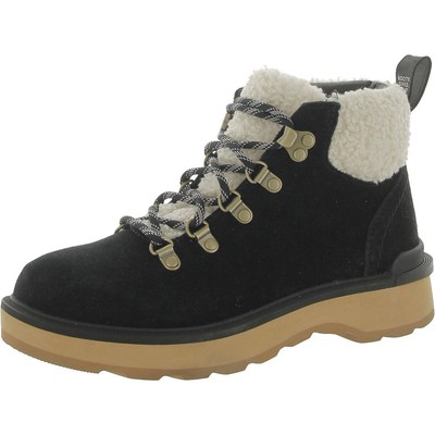 Женские треккинговые ботинки Sorel Womens Hi-Line из черной кожи среднего размера (B,M) BHFO 9441