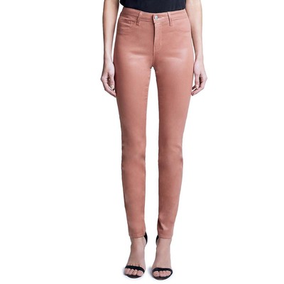 

Джинсы-скинни LAgence Womens Marguerite с покрытием до щиколотки с высокой посадкой BHFO 1803, Mocha brown coated, Marguerite