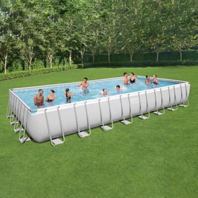 Platinum Series Power Steel 31'4 x 16' x 52 Above Ground Pool Set