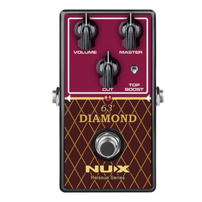 NuX Reissue Series '63 Diamond AC-Style Overdrive Guitar Effect Pedal