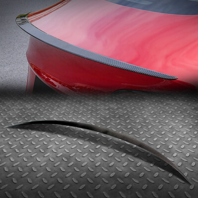 ДЛЯ 17-22 TESLA 3 ГЛЯНЦЕВОЕ КРЫЛО-СПОЙЛЕР ЗАДНЕЙ КРЫШКИ БАГАЖНИКА ИЗ НАСТОЯЩЕГО УГЛЕРОДНОГО ВОЛОКНА В СТИЛЕ OE