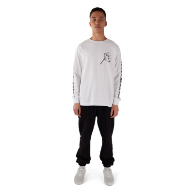

Футболка мужская Makia x Tappo Whip LS Lifestyle бело-черная, Белый, Makia x Tappo Whip LS Lifestyle T-Shirt