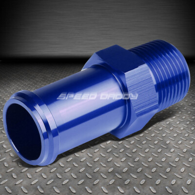 НИППЕЛЬ С ПРЯМЫМ СОЕДИНЕНИЕМ 3/4 NPT С 1 ОТВЕРСТИЕМ ДЛЯ ШЛАНГА СИНИЙ АЛЮМИНИЕВЫЙ ПЕРЕХОДНИК