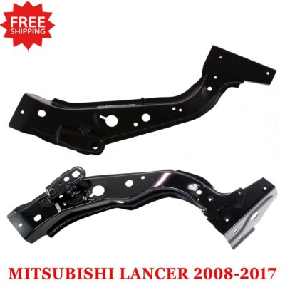 New For 2008-2017 Mitsubishi Lancer Headlight Bracket Set Left & Right Set of 2