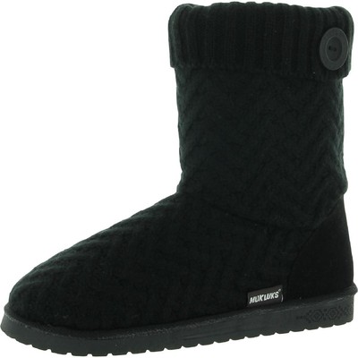 

Женские водостойкие трикотажные ботильоны Mukluk Janet на плоской подошве BHFO 5464, Janet