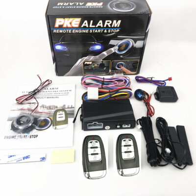 12V Start Push Button Remote Starter Keyless Entry Car SUV Engine Alarm System 