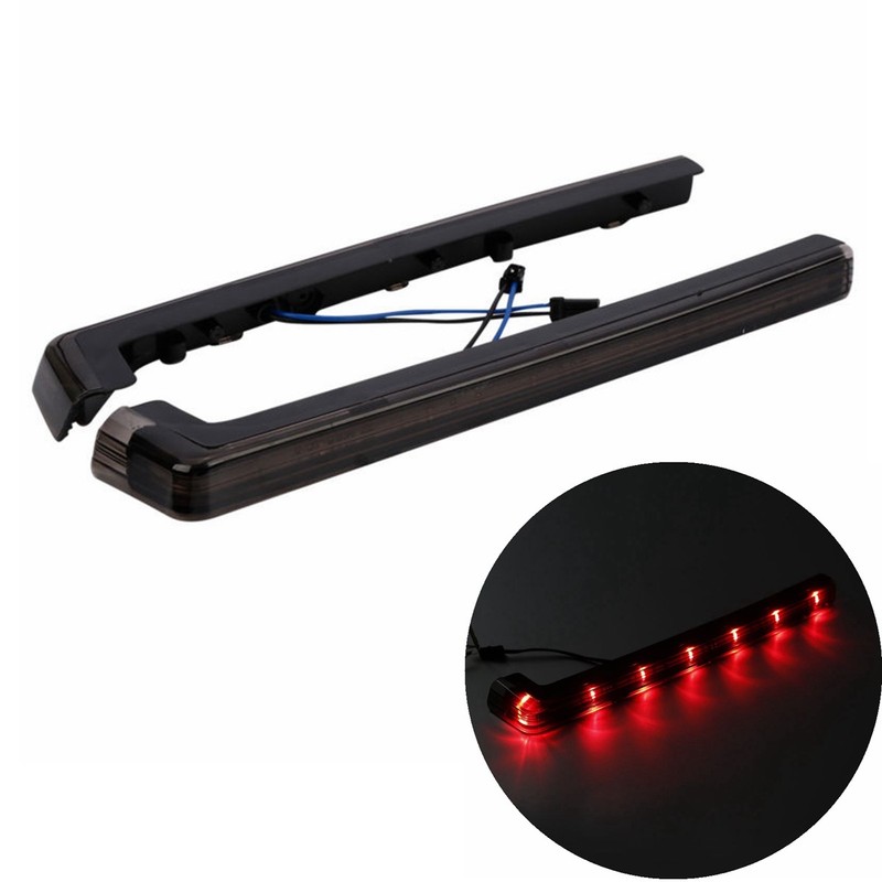Tour Pack Side Marker Smoke LED Light For Harley Pak Touring Road King Glide 06+