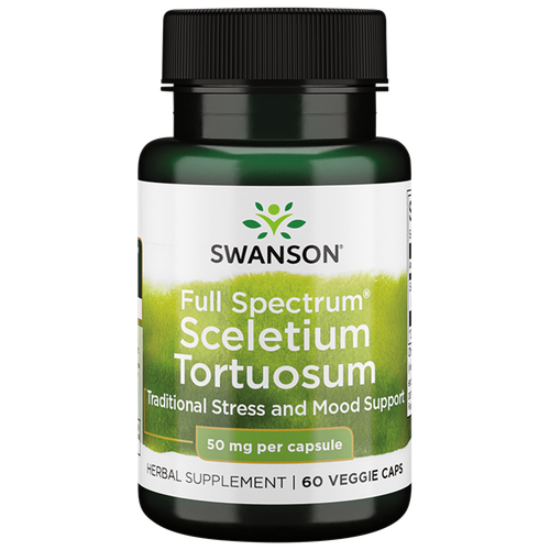 Swanson Full Spectrum Sceletium Tortuosum 50 мг 60 растительных капсул