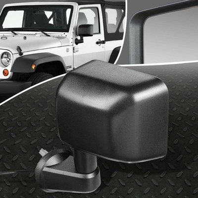 ДЛЯ 2014 ГОДА JEEP WRANGLER OE STYLE С ЭЛЕКТРОПРИВОДОМ И ОБОГРЕВОМ ДВЕРНОГО ЗЕРКАЛА ЗАДНЕГО ВИДА СЛЕВА ОТ ВОДИТЕЛЯ