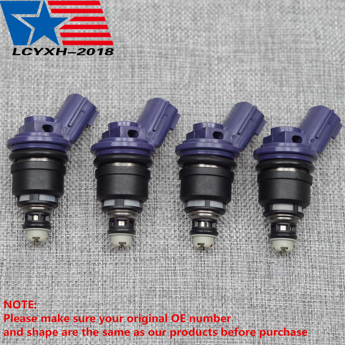 4x 375cc Fuel Injector For Nissan 240sx Silvia Ka24de S13 14 Sr20det