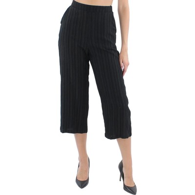 Женские черные брюки прямого кроя с высокой посадкой City Studio Juniors 19 BHFO 1077