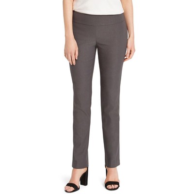 

Nic + Zoe Женская серая рабочая одежда прямого кроя Брюки до щиколотки Petites  BHFO 4965, Коричневый