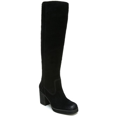 

Черные кожаные ботфорты Zodiac Padma 8 Medium (B,M) BHFO 2026, Black leather