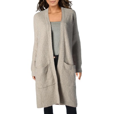 

John + Jenn Womens Gloria Taupe Midi Open Front Cardigan Sweater Top  BHFO 6206, Oatmeal