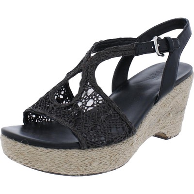 Женские босоножки на танкетке Naturalizer Catalina из искусственной кожи с вырезами BHFO 5632