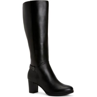 

Giani Bernini Женские черные высокие сапоги до колена Adonnys 6 Medium (B,M) BHFO 3026, Black leather