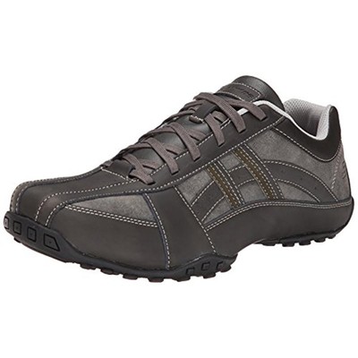

Мужские повседневные кожаные туфли Skechers Citywalk Malton Grey 9.5 Medium (D) BHFO 8763, Charcoal