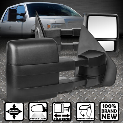 ДЛЯ 04-14 FORD F150 РУЧНАЯ РЕГУЛИРОВКА БОКОВОГО ЗЕРКАЛА ЗАДНЕГО ВИДА СЛЕВА + СПРАВА