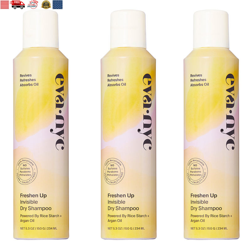Eva NYC Freshen up Invisible Dry Shampoo 5.3 Oz, 3-Pack For All Hair Types, sale