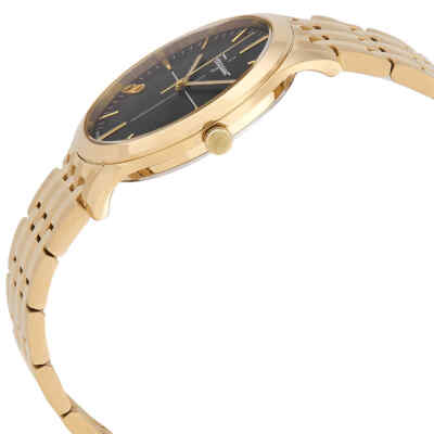Pre-owned Ferragamo Slim Quartz Black Dial Ladies Watch Sfuc00821