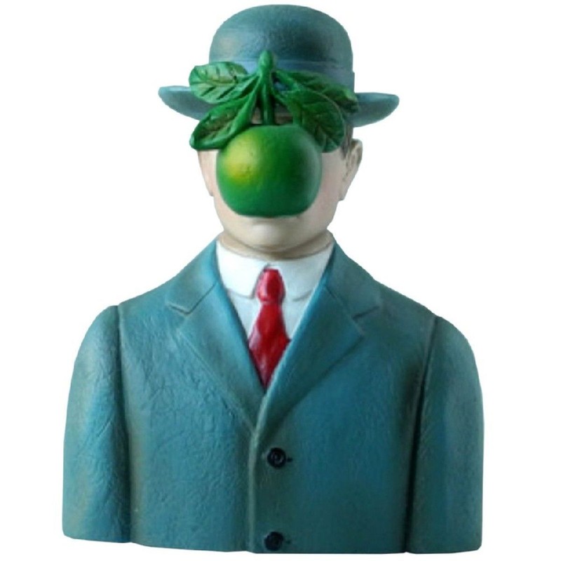 Petite Statuette De Collection Magritte - Le Fils De L'Homme