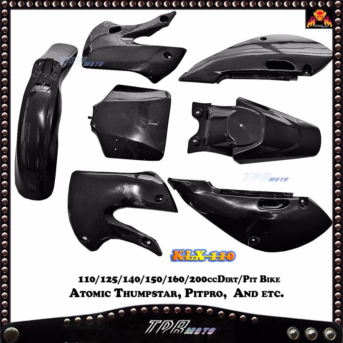 KLX 110 PLASTICS KIT 125/140/150/160/200CC Dirt BIKE DHZ ATOMIK PITPRO KLX110 eBay