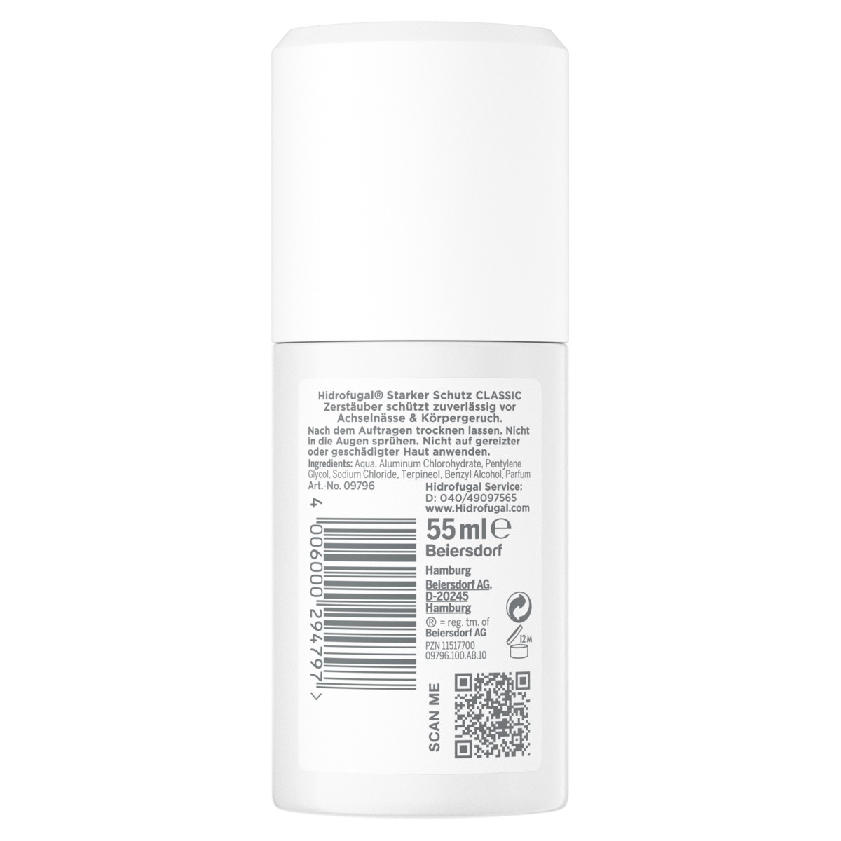 HIDROFUGAL Deo Classic Zerstäuber Mini 3x55ml - Bild 6 von 7