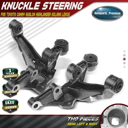 2x Steering Knuckle for Toyota Camry Avalon Highlander Solara Rear Left