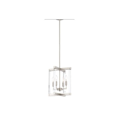 Zeev Lighting P30083/4/PN Regent Pendant Polished Nickel with Acrylic