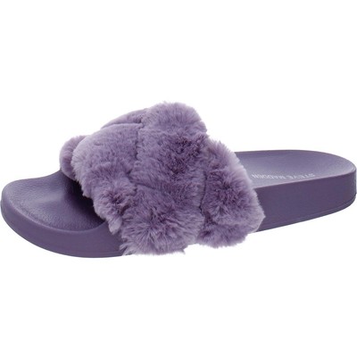 

Женские шлепанцы для бассейна Steve Madden Snooze, фиолетовые, 8, средние (B,M), BHFO 1148, Lilac