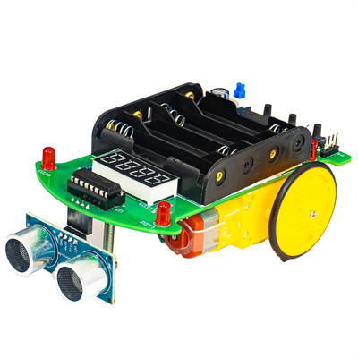 DIY Ultrasonic Ranging and Obstacle Avoidance Car Welding Kit1331