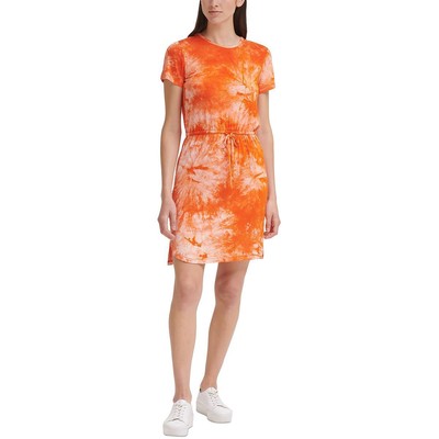 

Женское повседневное спортивное мини-платье Calvin Klein Tie-Dye BHFO 5612, Ember multi