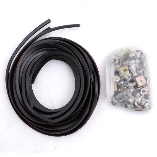 For 2005-2011 Toyota Tacoma 73.5 Fleetside Bed Pocket Style Black Fender Flares