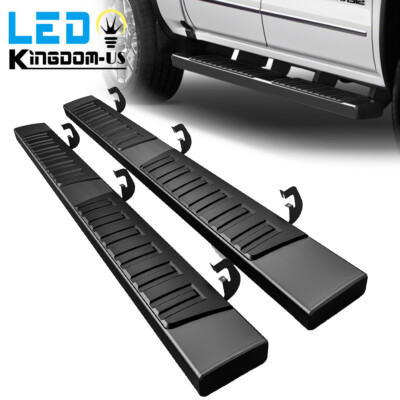 Running Boards for 07-18 Silverado/Sierra 1500 Extended/Double Cab 6'' Step Bars