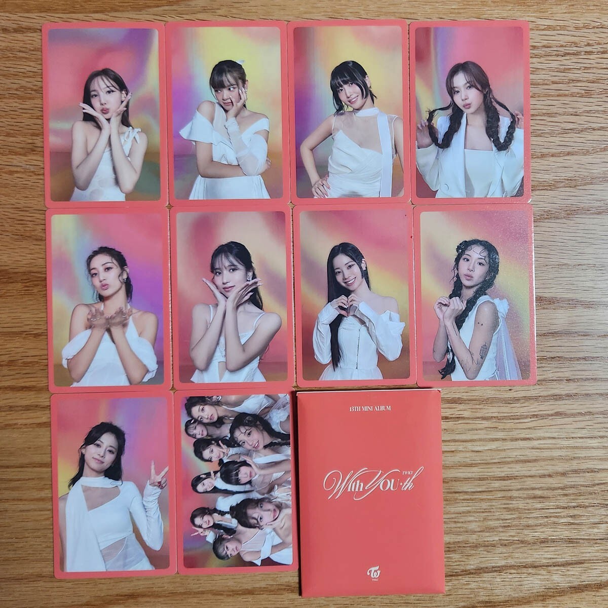 K-POP・アジア TWICE 10th mini album TWICE 10th Mini Album Taste of Love CD Coaster Tasting Card