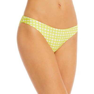 Женское бикини в желтую клетку Peixoto Bella с отделяющимся нижним краем M BHFO 6638