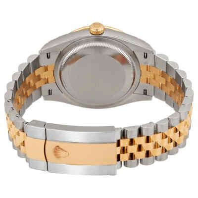 Pre-owned Rolex Datejust 36 Automatic Champagne Jubilee Motif Dial Diamond Watch