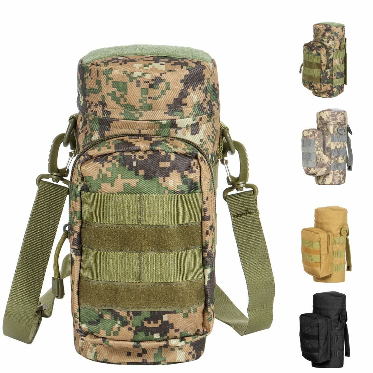 US Military Water Bottle Pouch Bag Holder Tactical Hiking Kettle Gear Molle Pack